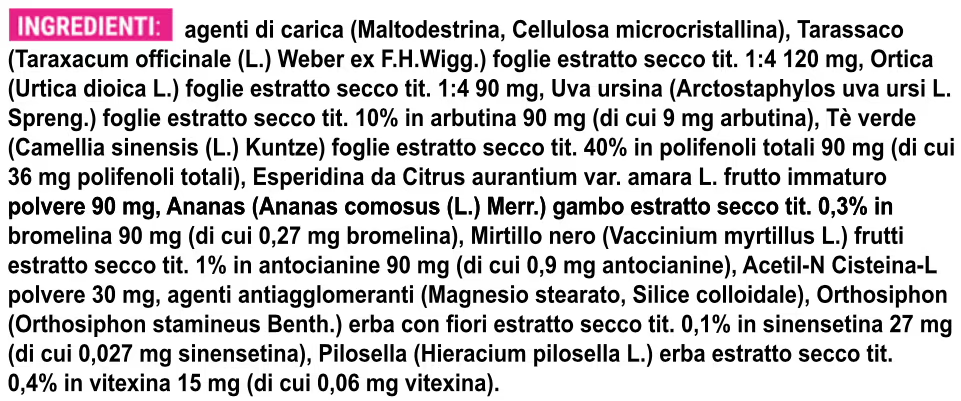 Ingredienti Zero Water