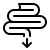 Icona transito intestinale